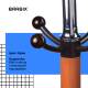Вешалка-стойка  "CR-318", металл/мрамор, 1,8 м, на диске диаметром 36 см, 5 крючков+4 дополнительных, орех, 601743. Фото товара с разных ракурсов.