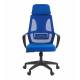Кресло руководителя Chairman CH636 черный пластик, синий. Фото товара с разных ракурсов.