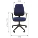 Офисное кресло CHAIRMAN 661 Россия ткань 15 черный. Фото товара с разных ракурсов.