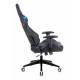Кресло игровое геймерское Бюрократ VIKING 4 AERO BLUE две подушки черный/синий искусст.кожа/ткань. Фото товара с разных ракурсов.