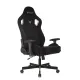 Кресло игровое Knight Outrider черный Light-20 с подголов. крестов. металл. Фото товара с разных ракурсов.